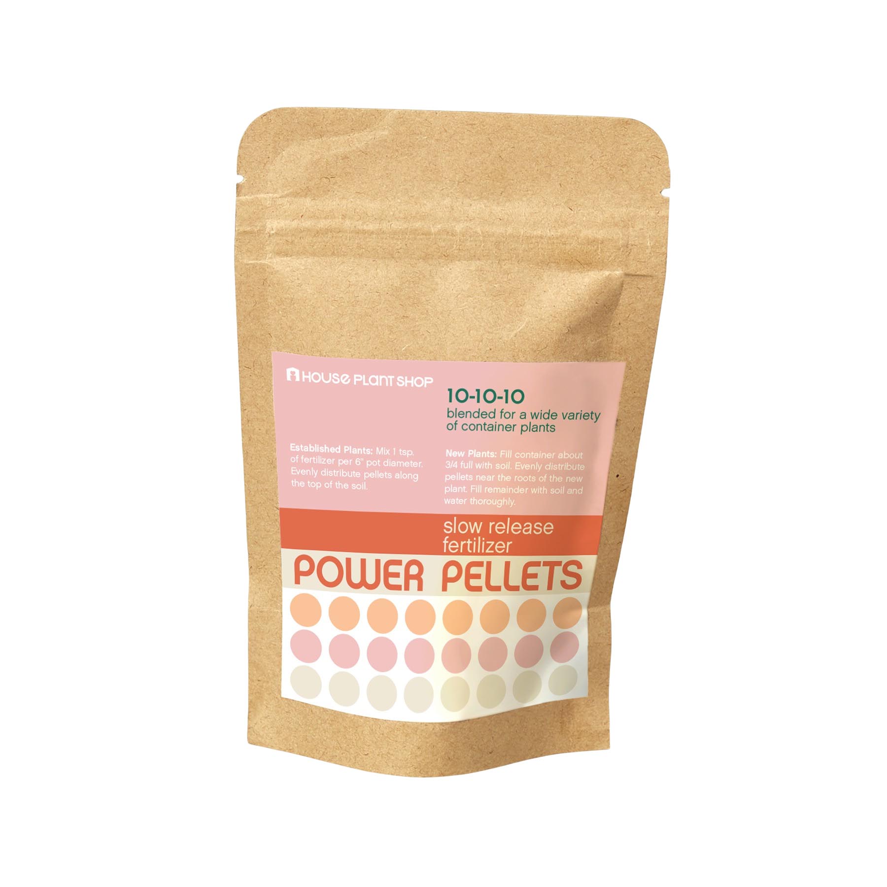 A bag of power pellets on a white background at the top garden center near me.